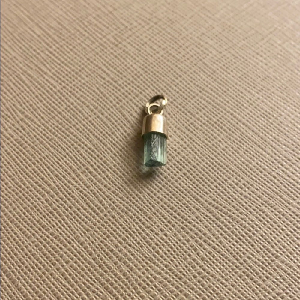 Sterling silver & tourmaline pendant